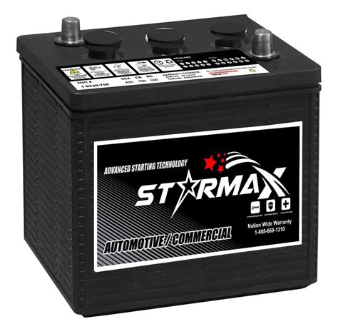 Starmax Silver Group Size 1 – 6Volt Commercial/Truck Battery, 625 CCA - Battery Store