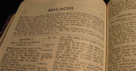 Reflections on Reading: The Book of Malachi