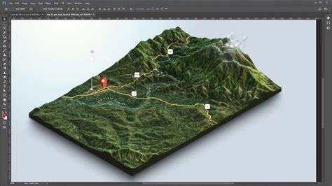 From Google Maps and heightmaps to 3D Terrain - 3D Map Generator Terrain - Photoshop | Racer.lt