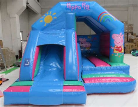 Peppa Pig Slide Castle Hire In Liverpool - MJ Castles