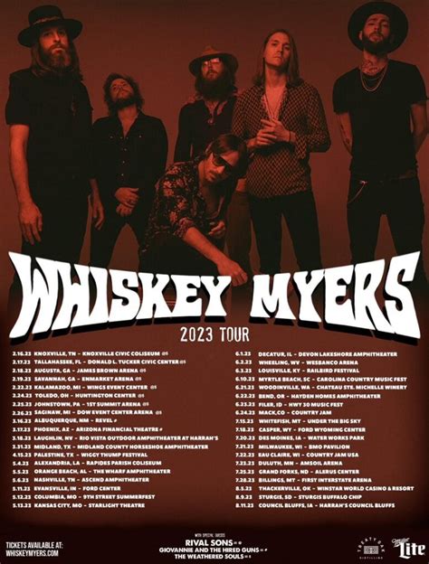 Whiskey Myers Adds 15 Dates to 2023 Tour