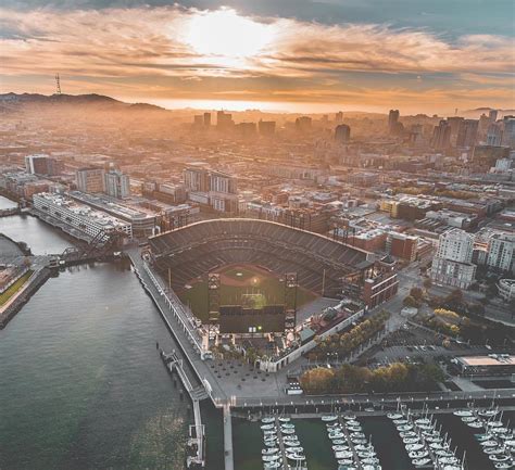 AERIAL PHOTOGRAPHY — San Francisco Giants Stadium. #SF #giantstadium...