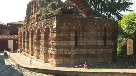 ancient church nessebar - historical city Stock Footage Video (100% ...