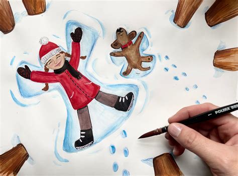 Winter Wonderland Drawing Guide! – Art With Mrs. E