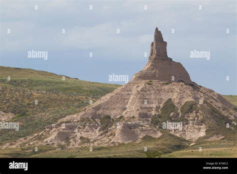 Chimney Rock In Nebraska Stock Photo - Alamy