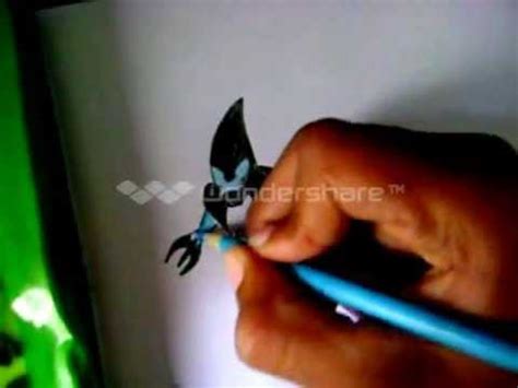 how to draw accelerate from ben 10 - YouTube