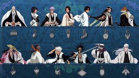 Bleach Captains Wallpapers - Top Free Bleach Captains Backgrounds ...