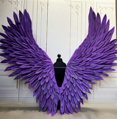 Purple Wings Angel Wings Cosplay Halloween Wings Not - Etsy