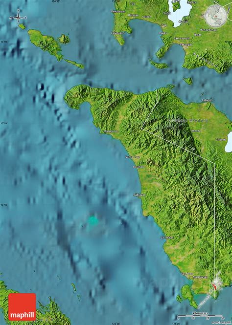 Satellite Map of Occidental Mindoro