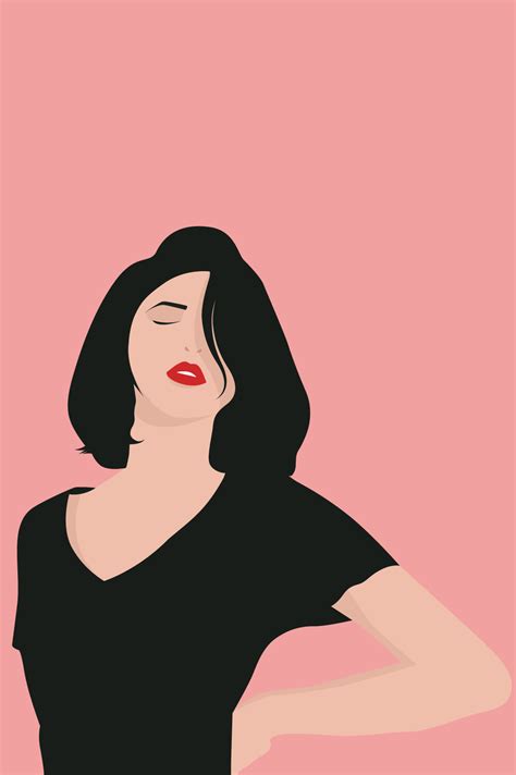 Woman Illustration, Portrait, Wallpaper | Illustration art girl, Illustration art, Digital ...