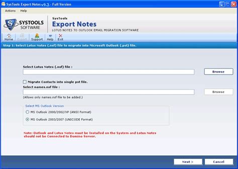 Lotus Notes Converter - standaloneinstaller.com