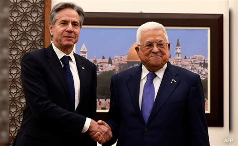 Palestine President Mahmud Abbas "Committed" To Reform: Antony Blinken ...