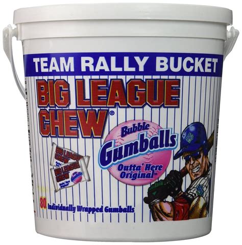 Big League Chew - Original Bubble Gum Flavor 80pcs Individually Wrapped ...