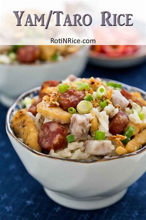 Yam/Taro Rice is a savory one-pot meal made with long grain rice ...