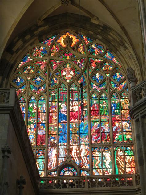 St. Vitus Cathedral, stained glass, Prague by BonJovi2018 on DeviantArt