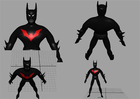 Batman Beyond Cartoon 3d model views by ft033 on DeviantArt