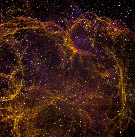 Spaghetti Nebula, SH2-240 - Michael Adler Earth and Sky Imaging