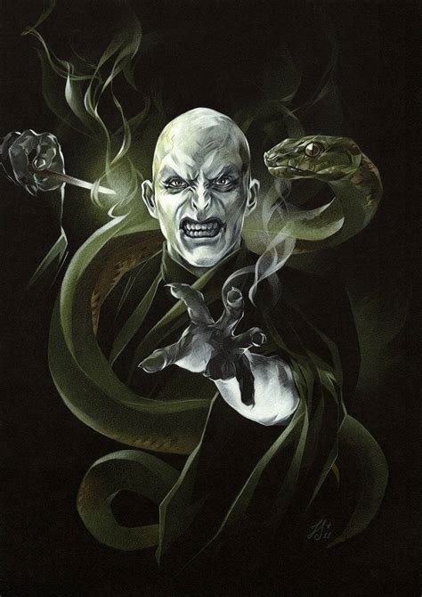 Download Angry Lord Voldemort Dark Art Wallpaper | Wallpapers.com