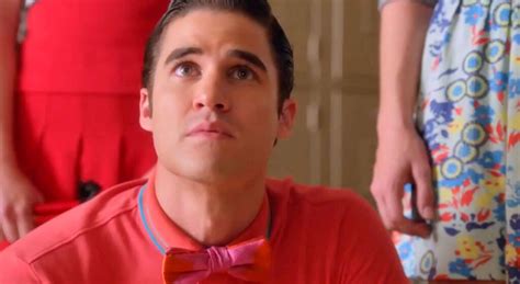 Blaine Takes a Moment from Glee's Cory Monteith Tribute Episode, The ...