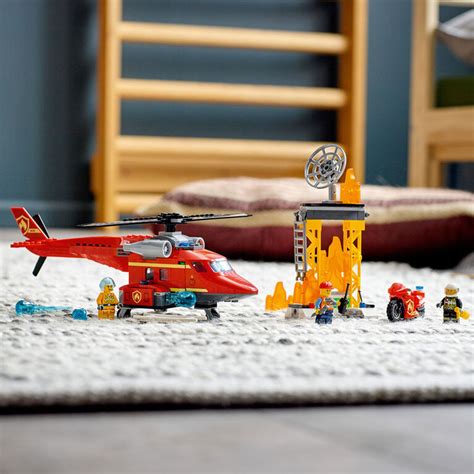 Lego City: Fire Rescue Helicopter. - Toy Sense