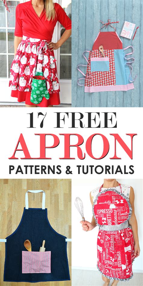 17 Free Apron Patterns & Tutorials