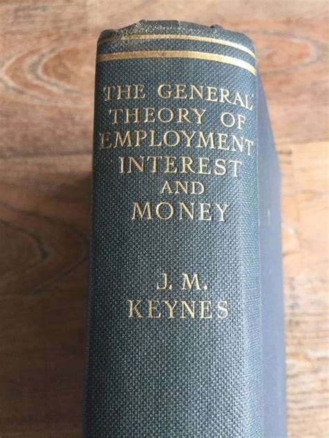 J.M. Keynes - The General Theory of Employment, Interest - Catawiki