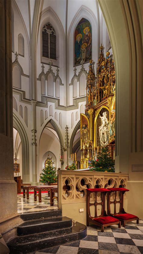 The interior of St. Joseph's Church in Krakow on Behance