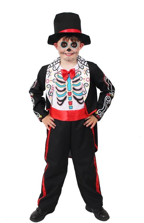 Boys Day of the Dead Costume - I Love Fancy Dress