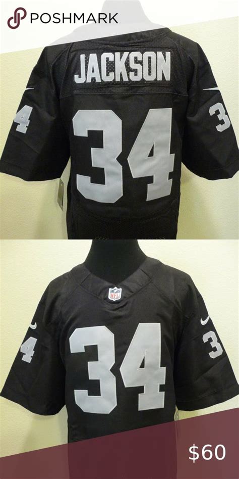 Bo Jackson NFL Los Angeles Raiders Jersey | Bo jackson, Nfl los angeles ...