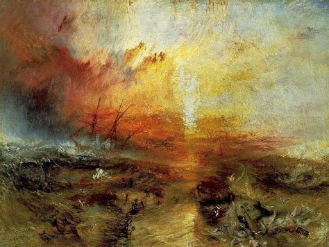 The Slave Ship Painting by J M W Turner