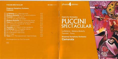 Amazon.com: Puccini Spectacular: CDs & Vinyl