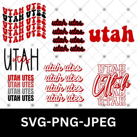 Utah Utes SVG Bundle / Clip Art University Svg Football - Etsy New Zealand