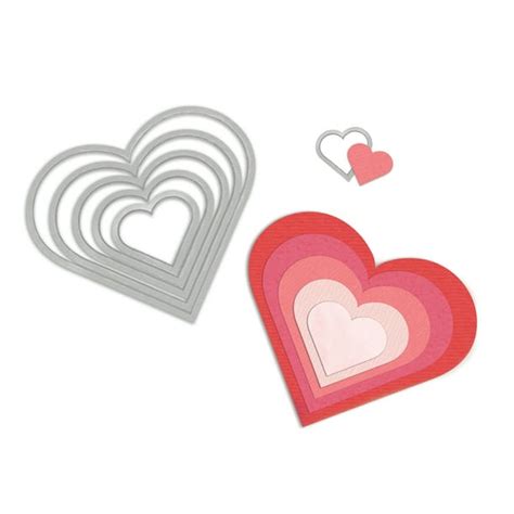 Sizzix Framelits Dies - Hearts - Walmart.com - Walmart.com