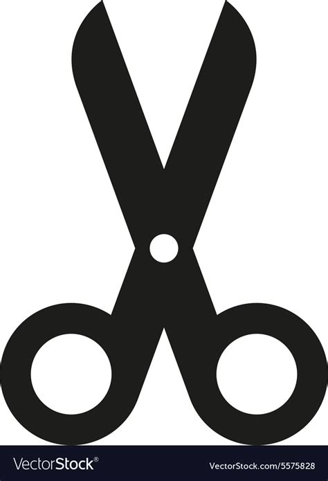 Scissors icon shears and clippers cut off Vector Image