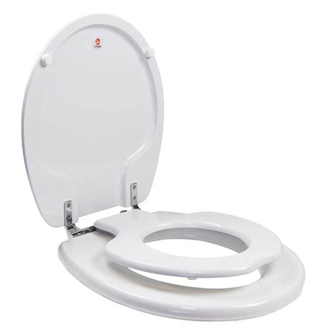 TOPSEAT TinyHiney Children's Round Closed Front Toilet Seat in White-6TSTR9999CP - The Home Depot