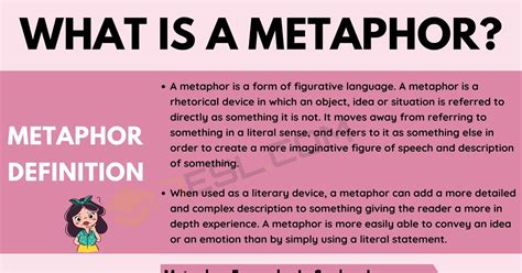 292 Useful Metaphor Examples! Types of Metaphors with Examples • 7ESL