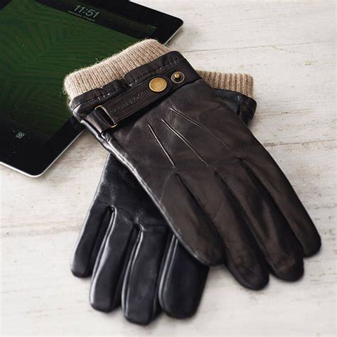 Men's And Ladies Leather Touch Screen Gloves By Savile Rogue | Leather touch, Touch screen ...