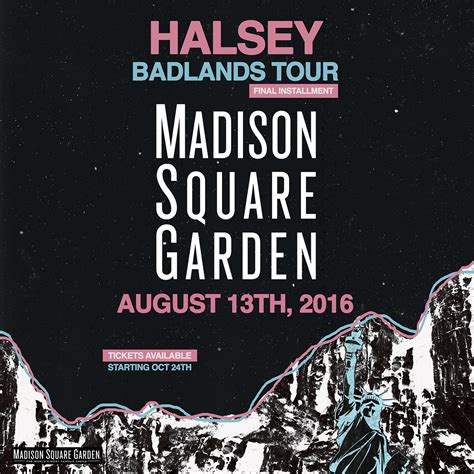 Halsey - Badlands Tour Posters on Behance