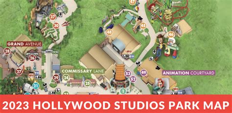 Hollywood Studios Map - Walt Disney World - WDW Magazine