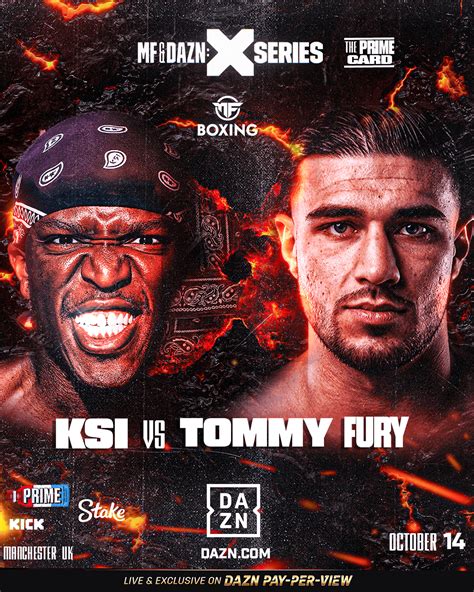 KSI VS TOMMY FURY FIGHT POSTER on Behance