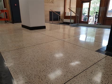 Terrazzo floor Restoration Project at Cardiff University - South East Wales Tile DoctorSouth ...