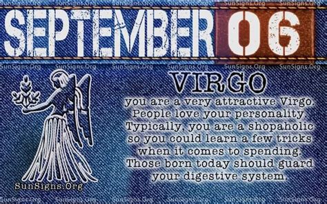 September 6 Zodiac Horoscope Birthday Personality | SunSigns.Org