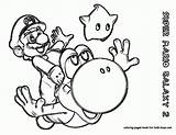 Printable Coloring Page Wii Super Mario Galaxy Warner  sketch template