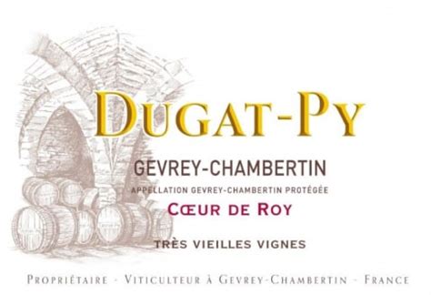 Dugat-Py Gevrey-Chambertin Cuvee Coeur de Roy Tres Vieilles Vignes 2017 ...