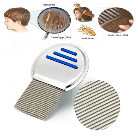 Lice Nit Comb Head Lice Treatment Stainless Steel Metal Comb UK | eBay