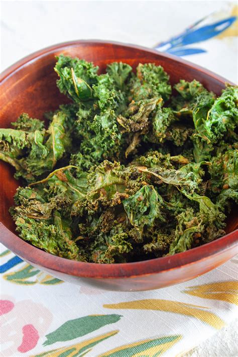 Kale Chips with Nutritional Yeast - Create Mindfully