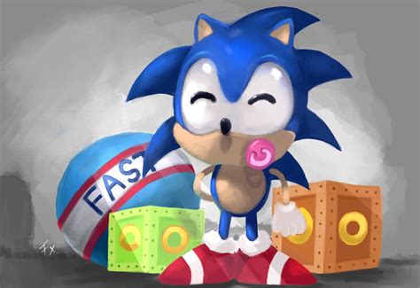 ArtStation - Baby sonic