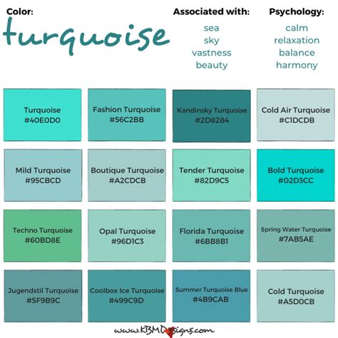 50 Shades Of Turquoise Color Names Hex Rgb Cmyk Codes 50 Off | Porn Sex ...