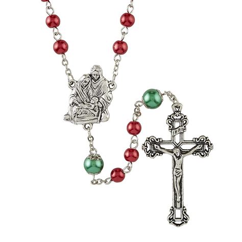 Nativity Christmas Rosary - 6/pk