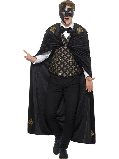 Deluxe Phantom Masquerade Costume - Walmart.com